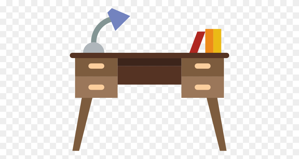 Desk, Furniture, Table, Computer, Electronics Free Png