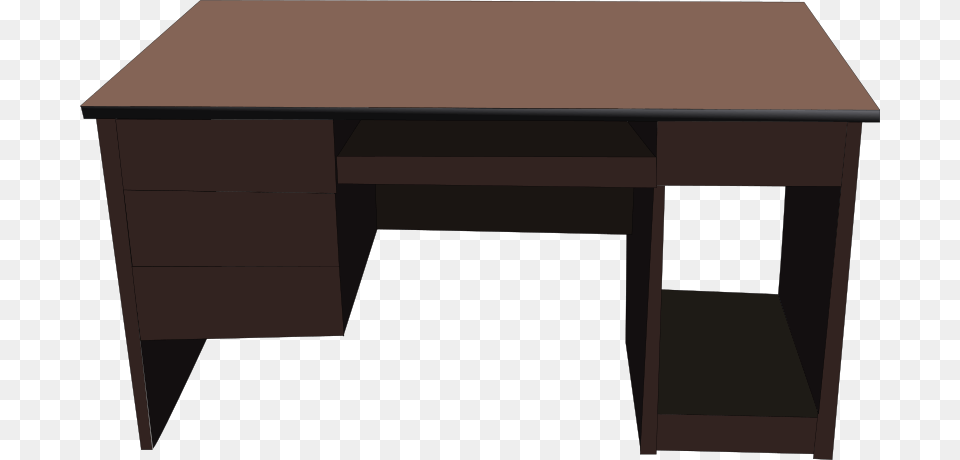 Desk, Furniture, Table, Mailbox, Computer Free Png Download