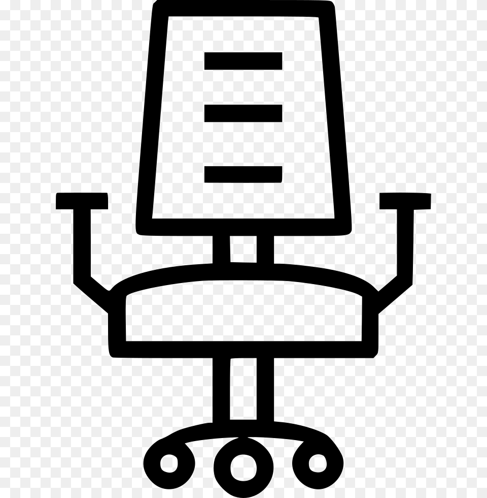 Desk Chair Office Furniture Home Office Offoce Chair Clip Art, Stencil, Tool, Plant, Lawn Mower Png Image