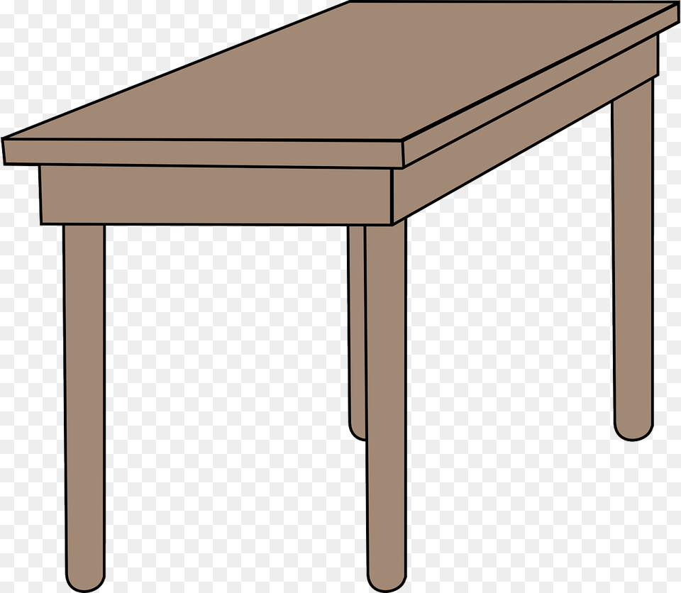 Desk Clipart, Dining Table, Furniture, Table, Bench Free Transparent Png