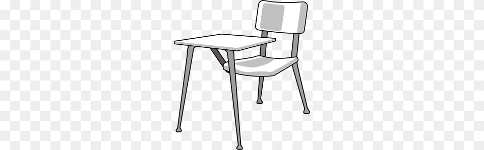 Desk Clipart Absent, Furniture, Table, Chair Free Png