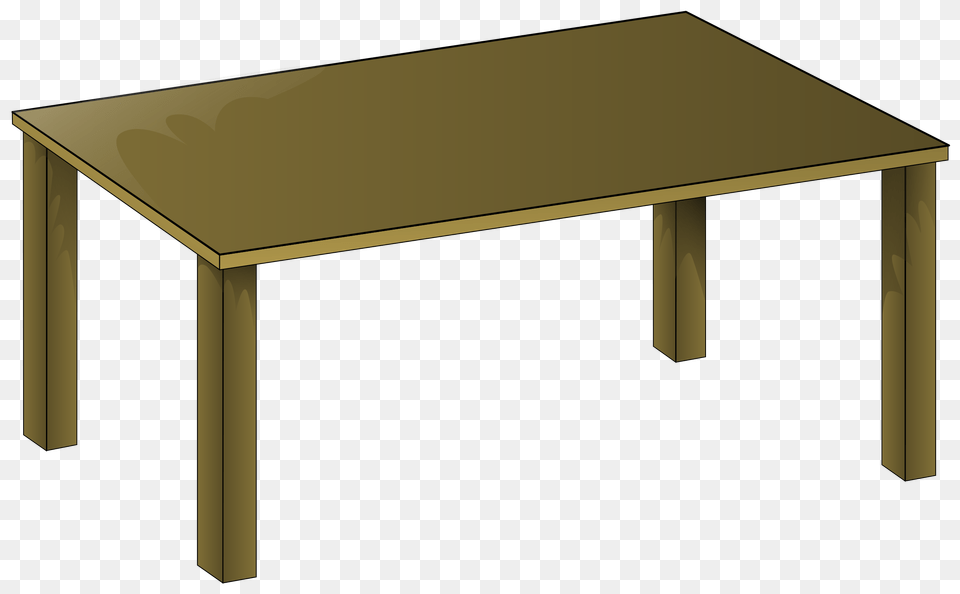 Desk Clipart Wooden Table, Coffee Table, Dining Table, Furniture, Plywood Free Png Download