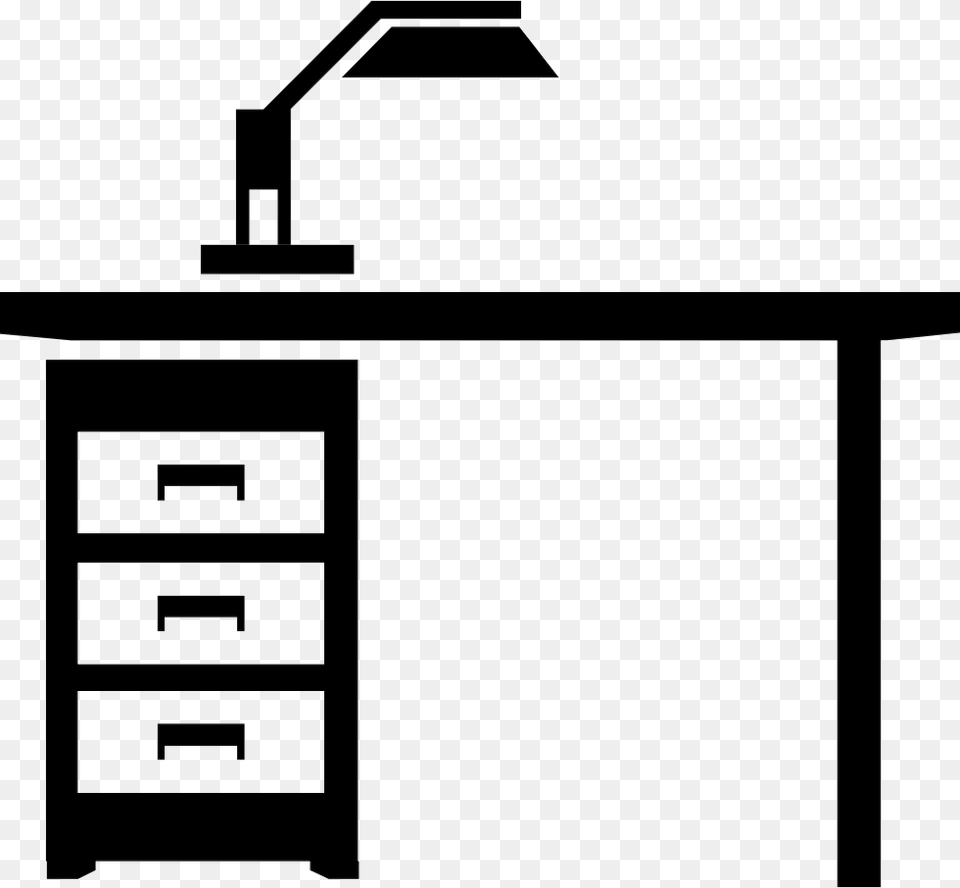 Desk Icon Download, Furniture, Table, Cabinet, Drawer Png Image