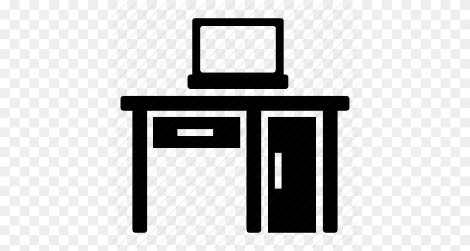 Desk Icons, Furniture, Table, Computer, Electronics Free Png Download