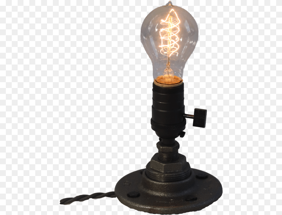 Desk Lamp, Light, Lightbulb, Smoke Pipe Png