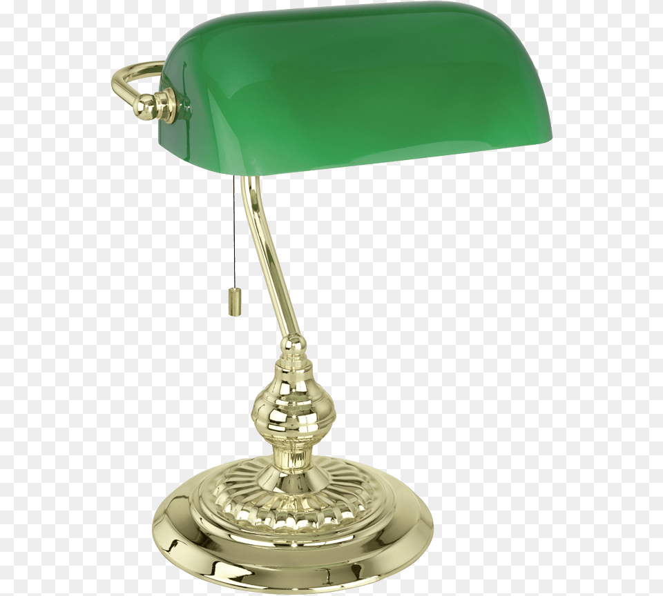 Desk Lamp Green Banking Furnishings Eglo Table Lamp Fittings Banker, Lampshade, Table Lamp, Smoke Pipe Free Transparent Png