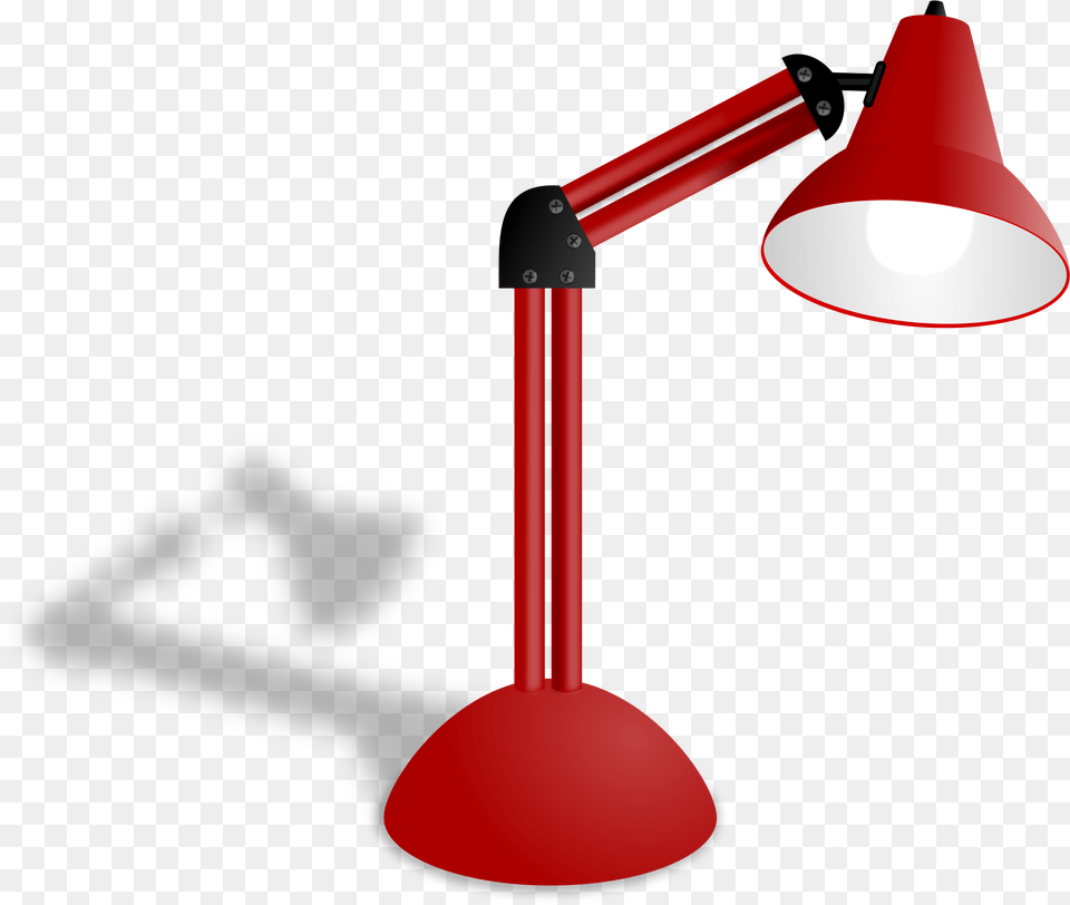 Desk Lamp Images Amp Psds For Download Pixelsquid Red Lamp Clipart, Lighting, Lampshade, Table Lamp Free Png