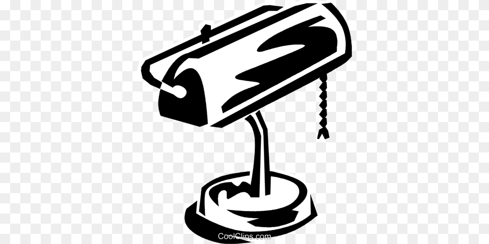 Desk Lamp Royalty Vector Clip Art Illustration, Lighting, Device, Grass, Lawn Free Png