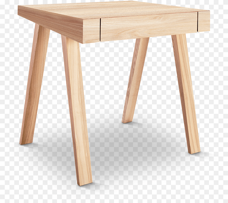 Desk Single Drawer 0 Desk, Furniture, Table, Wood, Coffee Table Free Png Download