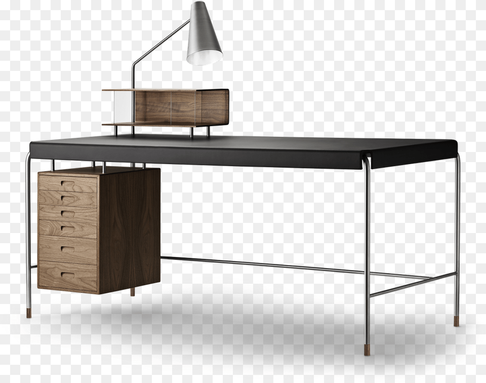 Desk Transparent Carl Hansen Society Table, Furniture, Computer, Electronics, Lamp Free Png