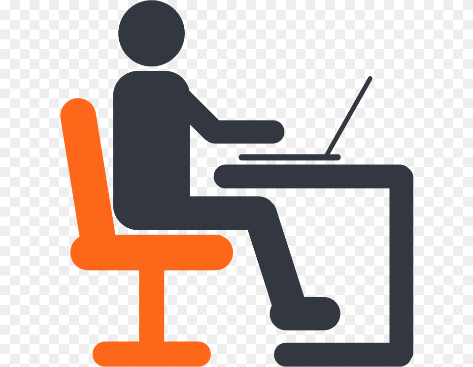 Desk Transparent Pictures, Person, Sitting, Device, Grass Png