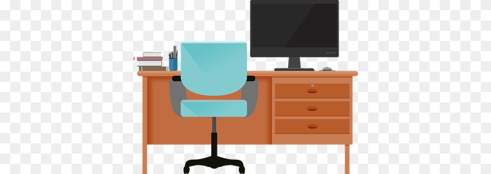 Desktop Computer, Desk, Electronics, Furniture Png