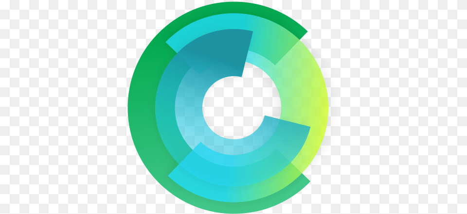 Desktop Backgrounds Continuous Integration And Blue Green Circle Logo, Disk Png