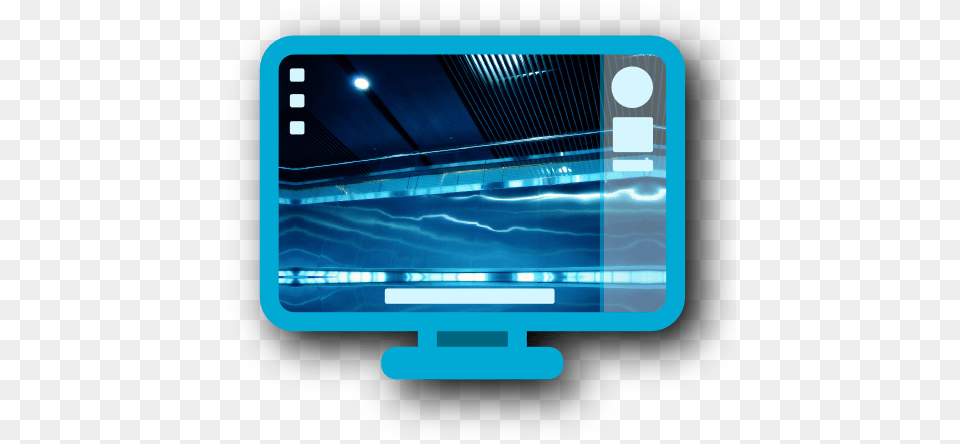 Desktop Blue Icon Ico Or Icns Desktop App Logo, Computer Hardware, Electronics, Hardware, Monitor Free Png Download