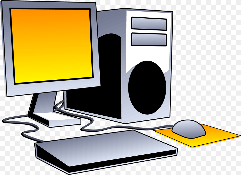 Desktop Computer Clip Art Pictures Computer Clipart Electronics, Pc, Computer Hardware, Hardware Free Transparent Png