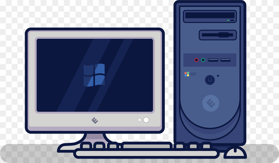 Desktop Computer Clipart, Electronics, Pc, Computer Hardware, Hardware Free Transparent Png