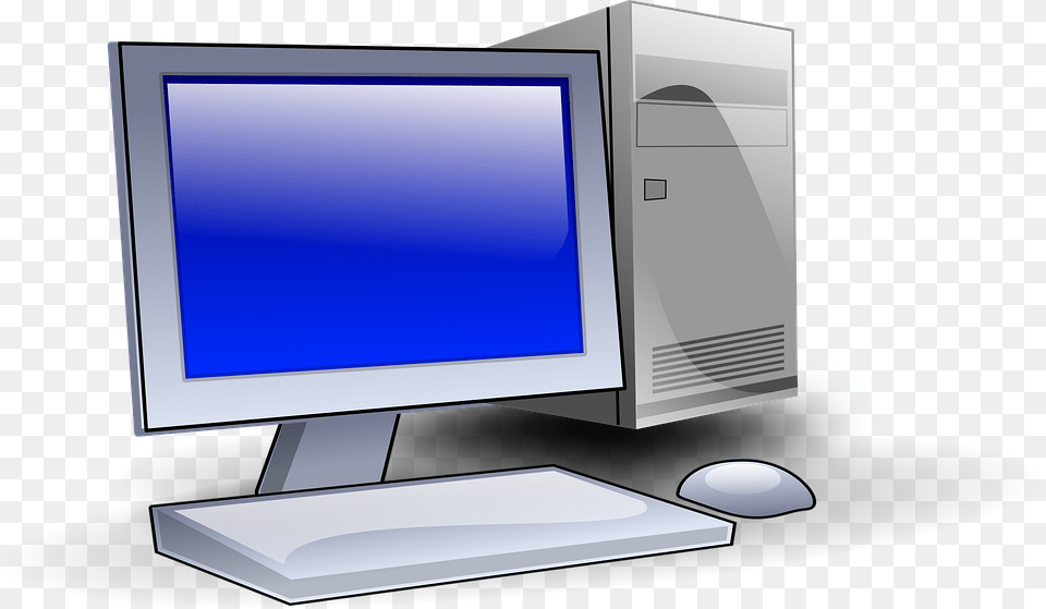 Desktop Computer Clipart Hd, Electronics, Pc, Computer Hardware, Hardware Png Image