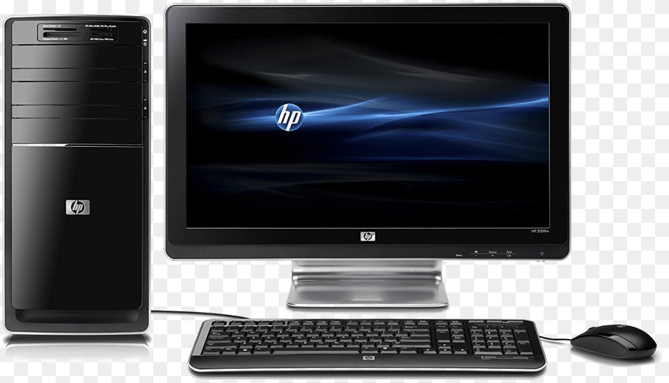 Desktop Computer Front View, Pc, Electronics, Monitor, Screen Free Png Download