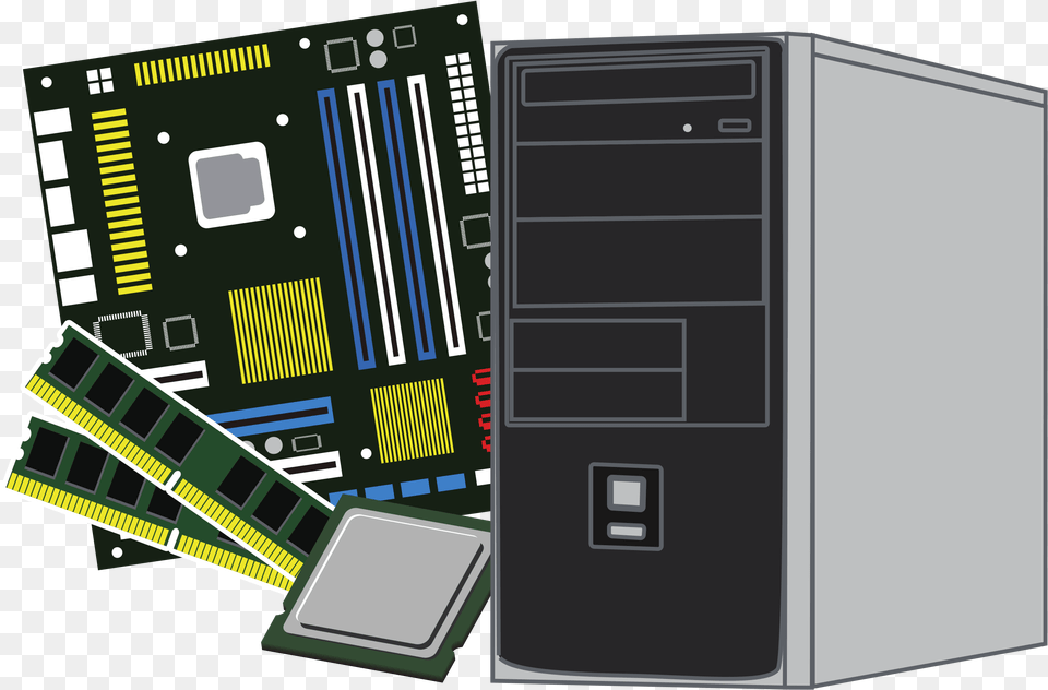 Desktop Computer Parts Clip Arts Hardware Clipart, Computer Hardware, Electronics, Scoreboard, Mailbox Free Transparent Png