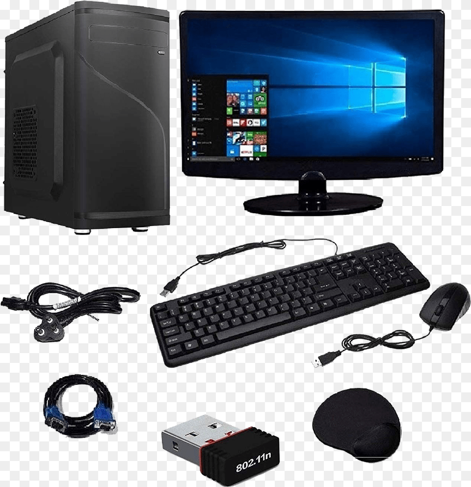 Desktop Computer System Definition, Pc, Hardware, Electronics, Computer Keyboard Png