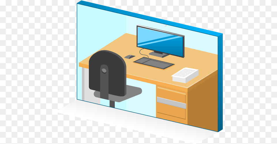 Desktop Desktop Computer, Table, Furniture, Electronics, Desk Png