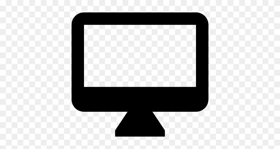 Desktop Mac Icon, Gray Png Image