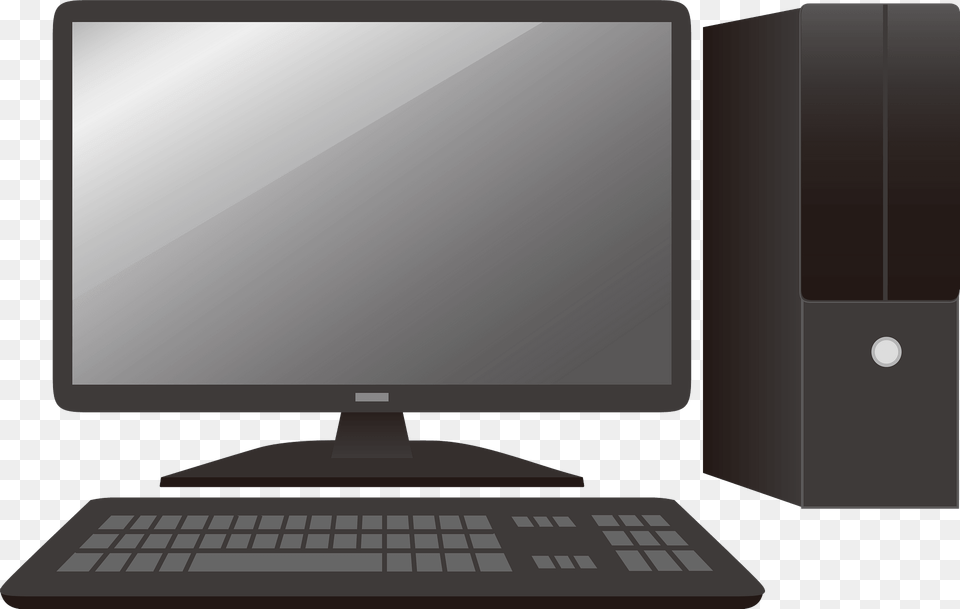 Desktop Personal Computer Clipart, Electronics, Pc, Computer Hardware, Computer Keyboard Free Png