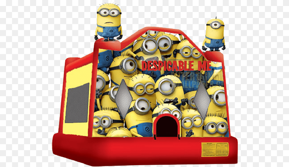 Despecable Me Bounce House Minion Bounce House Rentals, Inflatable, Toy, Person Free Transparent Png