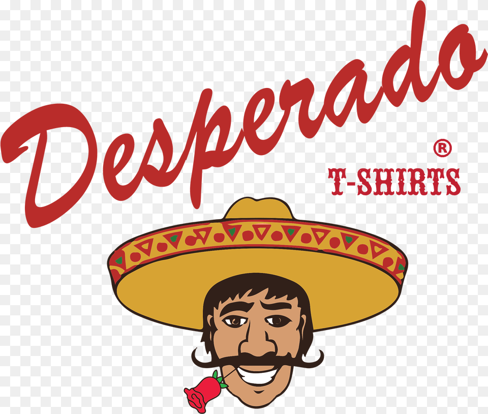 Desperado Wear T Shirts Cartoon, Clothing, Hat, Sombrero, Face Png Image