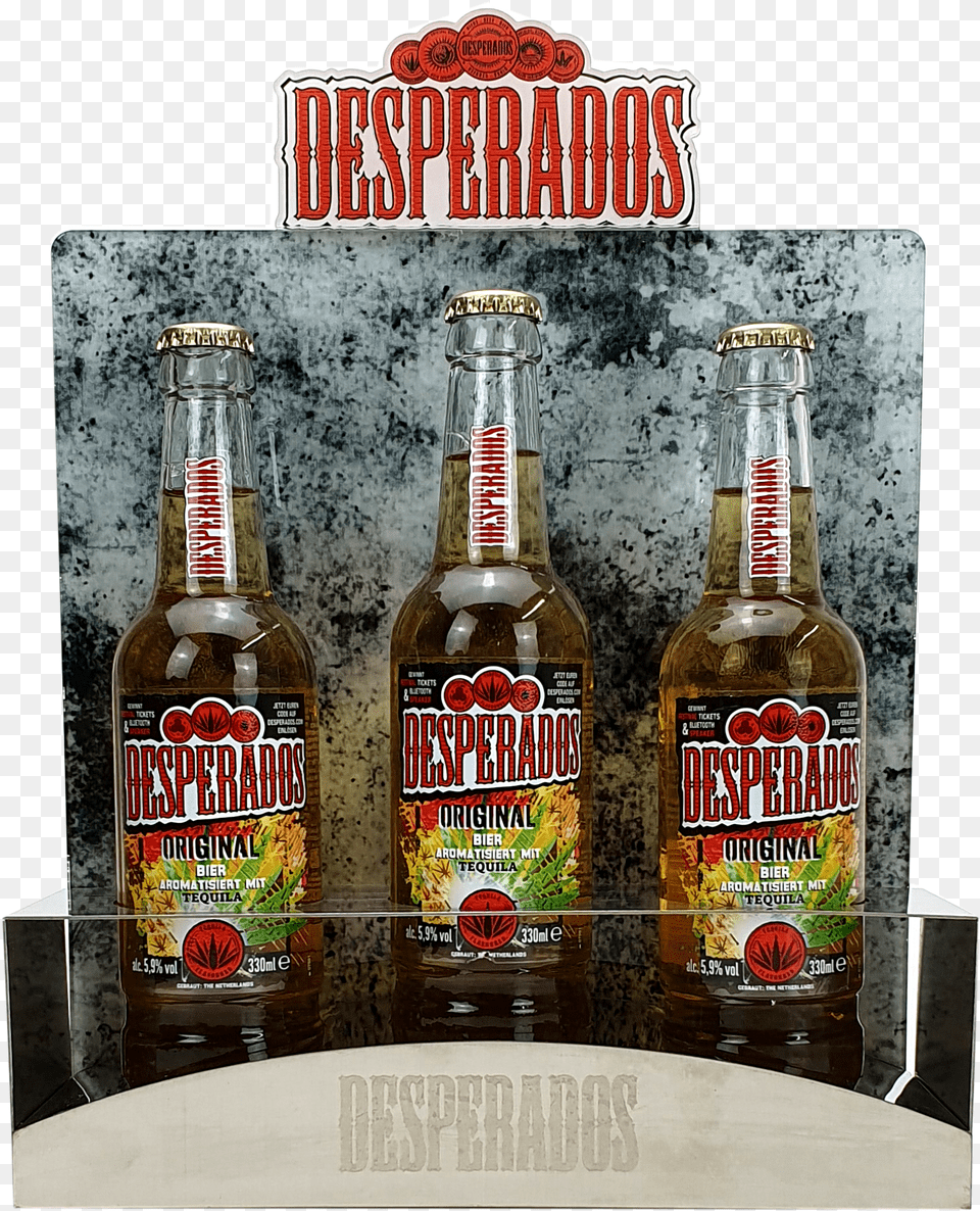 Desperados, Alcohol, Beer, Beverage, Beer Bottle Free Png Download