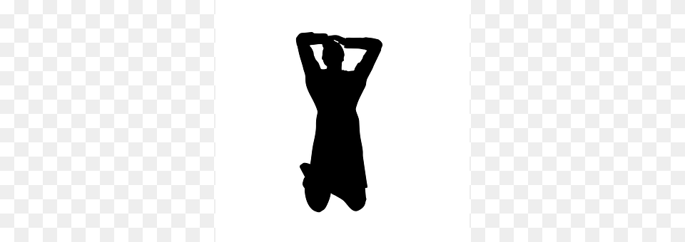 Desperate Silhouette, Adult, Female, Person Free Png Download