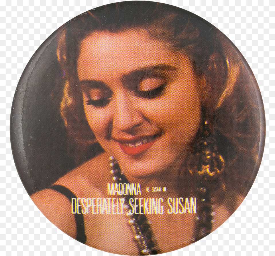 Desperately Seeking Susan Entertainment Button Museum Girl, Woman, Adult, Bride, Face Free Png