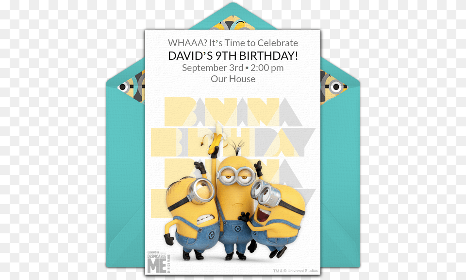 Despicable Me 2020 Calendar, Advertisement, Poster, Person, People Free Png Download