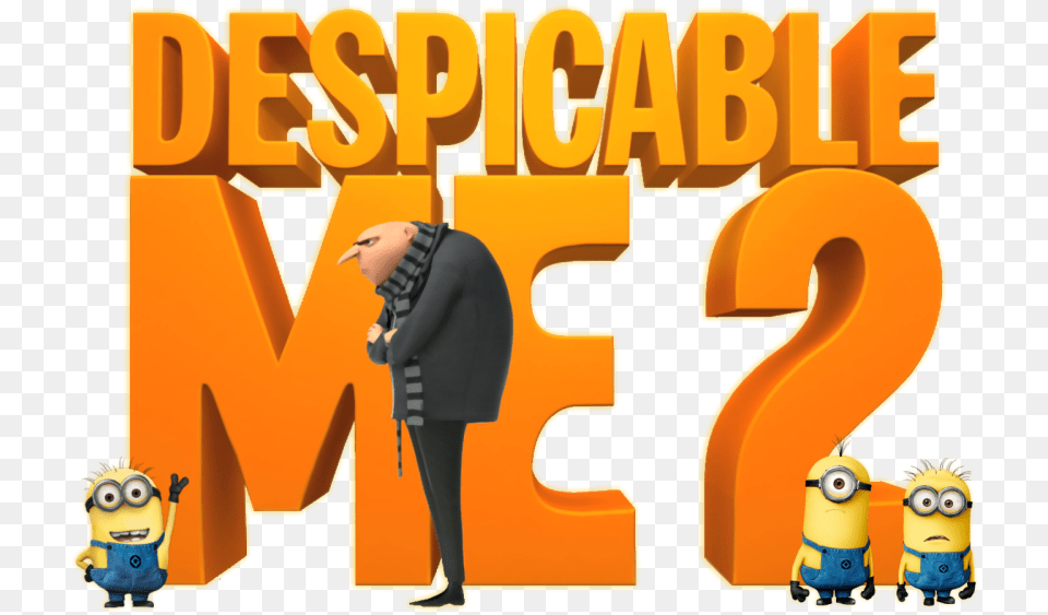 Despicable Me, Number, Text, Symbol, Person Free Png Download
