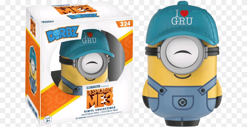 Despicable Me 3 Mel I Heart Gru Cap Dorbz Vinyl Figure Gru Dorbz, Baseball Cap, Hat, Clothing, Helmet Png