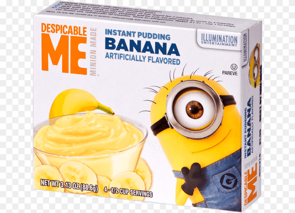 Despicable Me Banana Pudding Box, Food, Fruit, Plant, Produce Free Png Download
