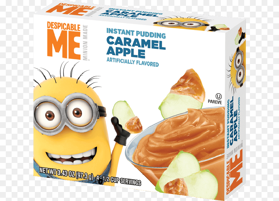 Despicable Me Caramel Apple Pudding Happy 5th Birthday Minion, Food, Snack, Lunch, Meal Png Image