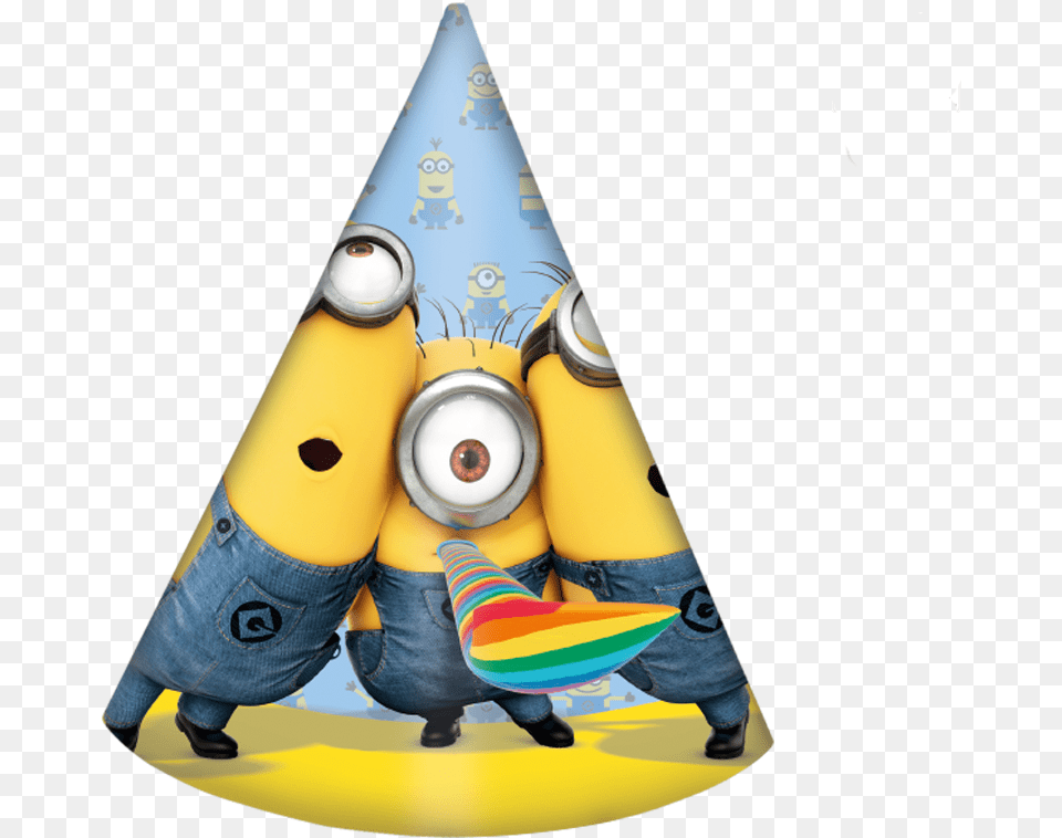 Despicable Me Happy Birthday Foil Balloon, Clothing, Hat, Toy, Footwear Free Transparent Png