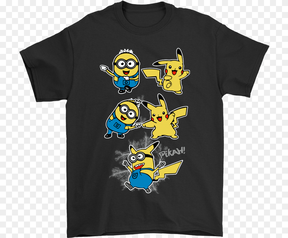 Despicable Me Minions And Pikachu Pokemon Fusion Shirts Childrens T Shirt, Clothing, T-shirt, Baby, Person Png
