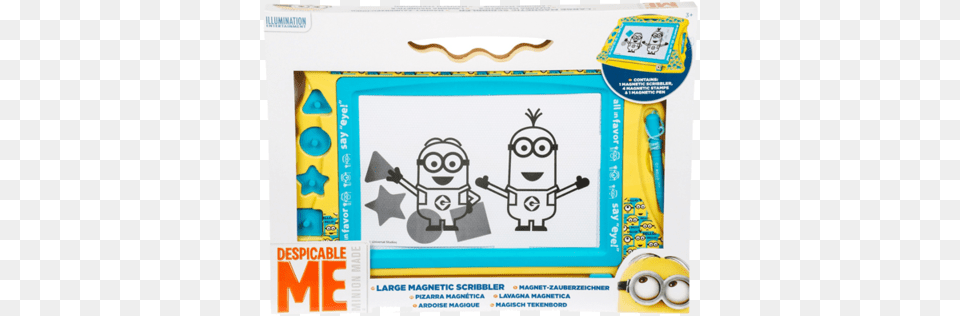 Despicable Me Minions Large Magnetic Scribbler Minions Large Magnetic Scribbler, Advertisement, Poster, Sticker, Robot Free Png Download