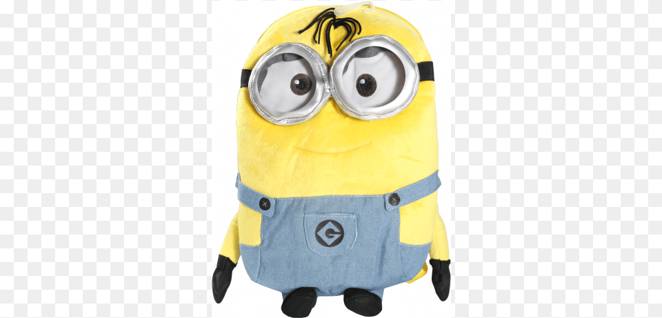 Despicable Me Minions Tim Plush Backpack Stuffed Toy, Clothing, Lifejacket, Vest, Bag Png