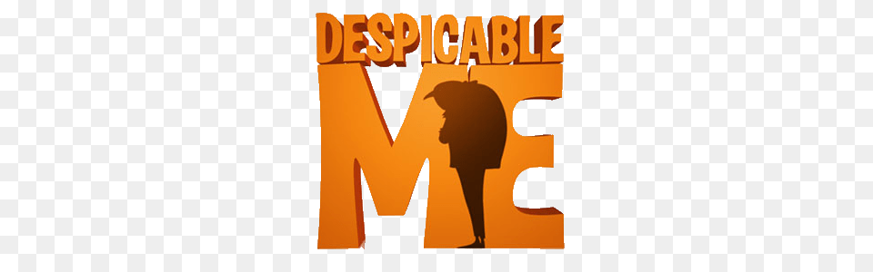 Despicable Me Silhouette Logo, Advertisement, Book, Poster, Publication Free Png
