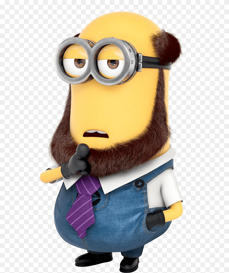 Despicable Minion Transparent Minion Barba, Accessories, Formal Wear, Tie, Goggles Png Image