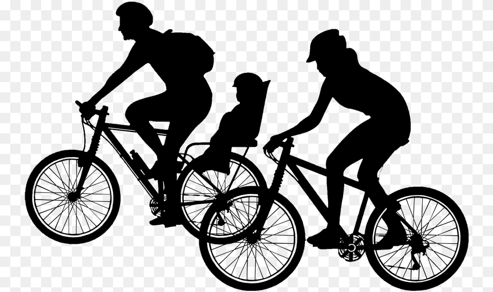Desporto Lazer Bicicleta Andar De Bicicleta Famlia, Gray Free Png Download