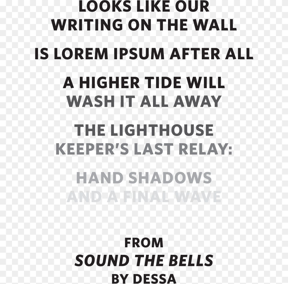Dessa Handshadow Inside Story Tolisa Poster, Letter, Text, Advertisement Free Png Download