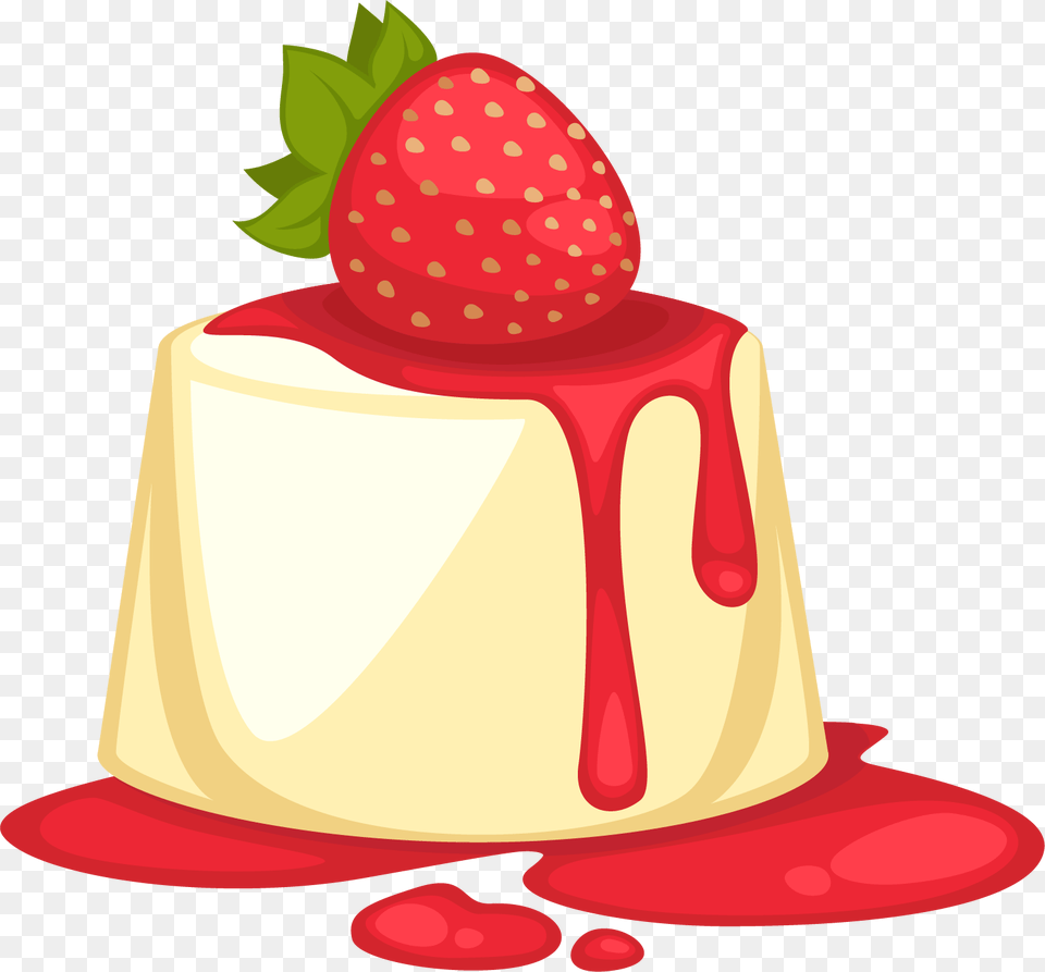 Dessert Clipart 1 0 Parfait Dessert Sweetness Pudding Clipart, Berry, Food, Fruit, Plant Png