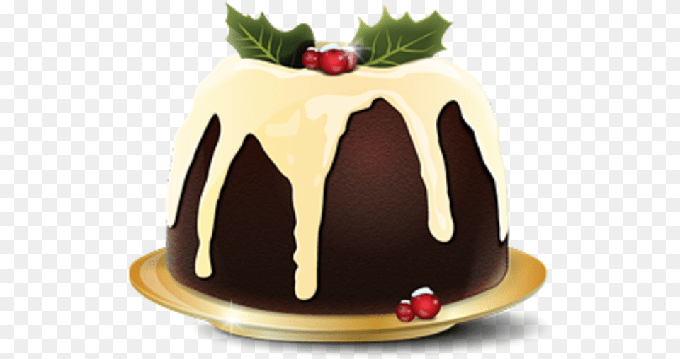 Dessert Clipart Bread Pudding Clipart Transparent Christmas Pudding, Birthday Cake, Cake, Cream, Food Free Png