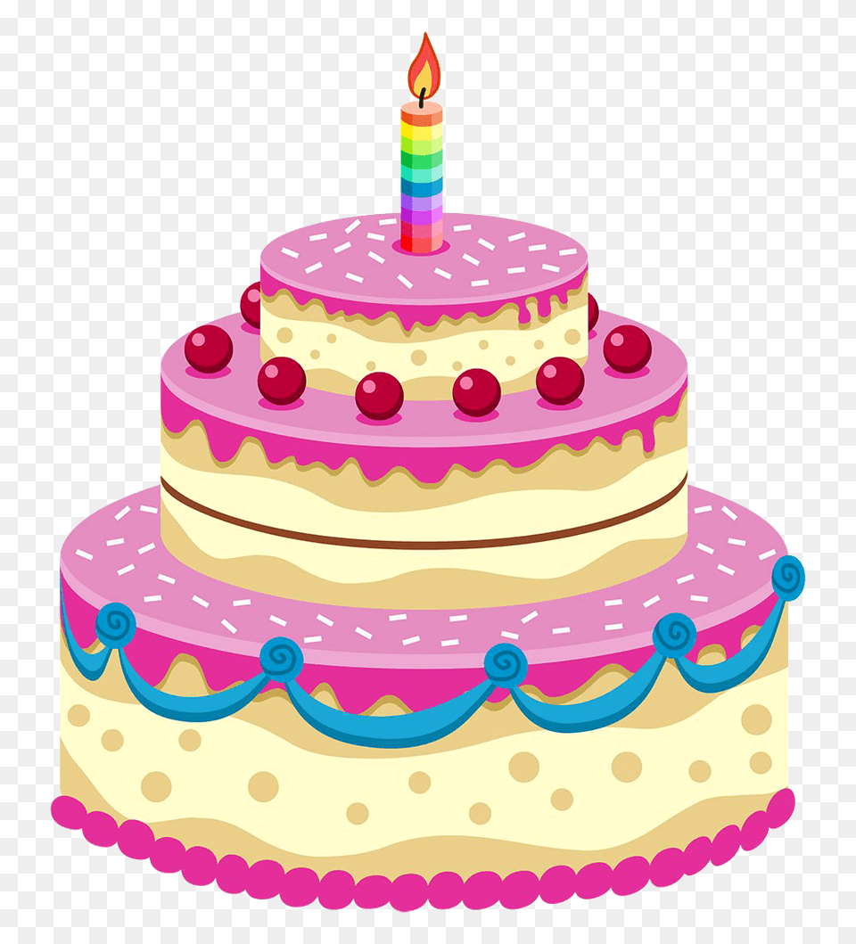 Dessert Clipart Transparent Background Birthday Cake Transparent Background, Birthday Cake, Cream, Food, Torte Free Png