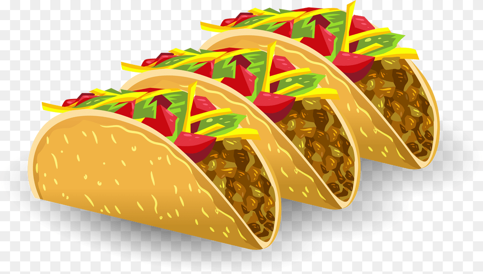 Dessert Junk Food Clipart Tacos Vector, Taco, Bulldozer, Machine Png