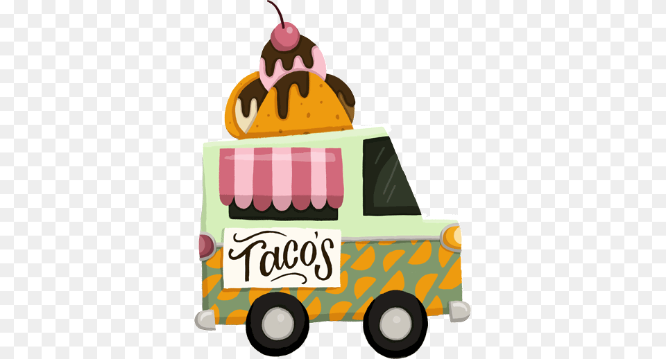 Dessert Tacos Taco Week, Ice Cream, Cream, Food, Caravan Free Transparent Png